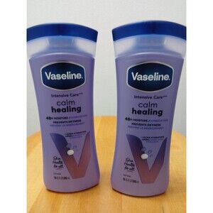 (2) Vaseline Intensive Care Calm Healing Lotion Lavender Extract 10oz Each